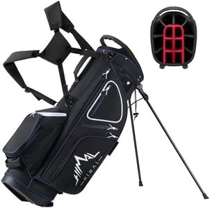 GoHimal 14 Way Golf Stand Bag, Golf Bags for Men with Stand,Top Dividers Ergonomic with 10 Pockets Golf Club Bags