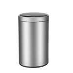 FAWES Automatic Sensor Dustbin Touch-Free Motion, Stainless Steel for Home, Office, Bathroom, Kitchen etc - 12 Litre (Silver)