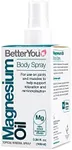 BetterYou Magnesium Oil Body Spray, Pure and Natural Source of Magnesium Chloride, Magnesium Spray Supplement, Supports Muscle Recovery, Vegan & Palm-Oil Free, 100ml (600 Sprays)