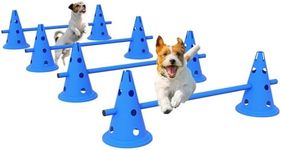 PawHut Set of 4 Dog Agility Hurdle 