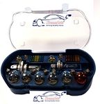 XtremeAuto® UNIVERSAL 30 PIECE SPARE BULB KIT INCLUDING H4 H7 380 382 581 BULBS & FUSES STICKER