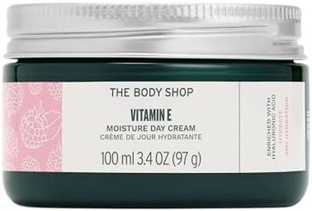 The Body Shop Vitamin E Moisture Cream – Fast Absorbing – Hydrates, Moisturizes and Protects – For All Skin Types – 3.4 oz