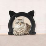 SH-RuiDu Indoor Cat Door, Freely In and Out Cat Corridor for Interior Doors Pet Door for Kitties Kittens