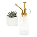 Useful Co. Clear Glass Plant Mister for inside, Mister for Plants, Plant Sprayer Mister, Decorative Plant Mister Spray Bottle with Adjustable Nozzle for indoor plants, Succulents (230ml/ 7.8oz)