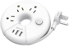 Travel Power Strip, NTONPOWER 3 Out