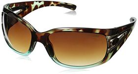 Tifosi Women's Lust Sunglasses, Blue Tortoise, 134 mm