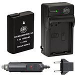 BM Premium EN-EL14A, EN-EL14 Battery and Charger for Nikon D3100, D3200, D3300, D3400, D3500, D5100, D5200, D5300, D5500, D5600, DF, Coolpix P7000, P7100, P7700 Digital SLR Cameras