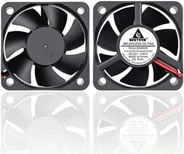 Gdstime 2-Pack 24V 50mm x 50mm x 20mm 2 inch 5020 Brushless Cooling Fan 2 Pin