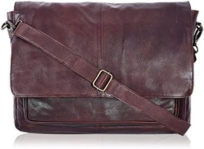 Lightweight Leather Bags For Office And College | For Men | Multiple Compartments | Multipurpose Brown Messenger Bags