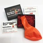 Emergency Hair Dryer - Novelty Gift Idea - Ideal For Birthday Presents, Wedding Favours, Party Bags etc