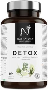 Detox dimagrante forte. Detox fegato e intestino. Migliora la tua digestione ed elimina le tossine. Formula potente con Aloe Vera, Carciofo e Finocchio. 90 Capsule Vegetali.