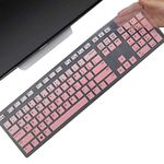 Keyboard Cover Skin for Dell KM636 KB216 KB216t KB216d KB216p Wired & Wireless Keyboard, Dell Optiplex 5250 3050 3240 5460 7450 7050, Dell Inspiron Desktop 24" 27" 5400 5490 7700 7790 3475 3670 3477