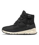THE NORTH FACE Women's Thermoball Lace Up Luxe Waterproof Boot | Insulated Winter Boots with Collar, TNF Black/Asphalt Grey, 5