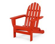 POLYWOOD AD5030SR Classic Folding Adirondack, Sunset Red