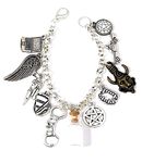 24x7 eMall Metal and Supernatural Charm Bracelet for Women (Metallic_136 gm)