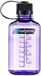 Nalgene Tritan 16-Ounce Narrow Mouth BPA-Free Water Bottle, Purple w Black