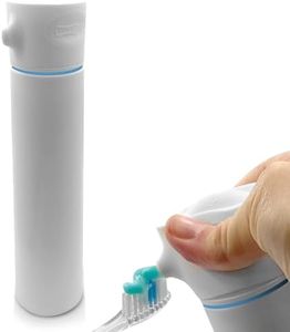 SqueezMe EasyPump Toothpaste Dispenser System - No-Mess Toothpaste Dispenser for Kids, Adults, Families - Hygienic Design & Easy One-Hand Use - Organizers & Accessories for Bathroom - Universal Fit