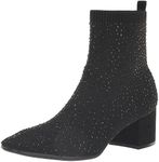 Kenneth Cole REACTION Women's Rida Stretch Jewel Boot, Black, 9