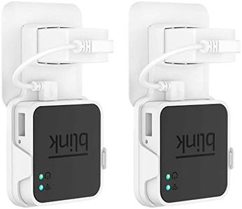 Supporto a parete per Blink sync module 2 - supporto Sistema di telecamere per la sicurezza domestica per Blink per interni ed esterni, senza cavi disordinati (Bianco 2 Confezioni)