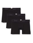 LEVIS Men's Boxer, Black, S (Pack of 3)