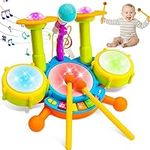 Kids Drum Set for Toddlers 1-3 Musi