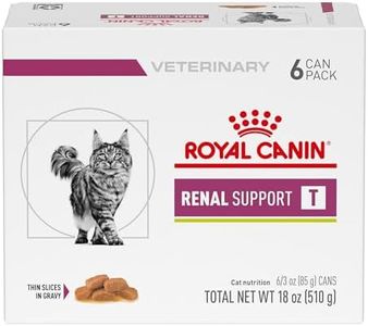 Royal Canin Veterinary Diet Feline Renal Support T Adult Thin Slices in Gravy Cat Food, 3 oz (Pack of 6)
