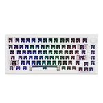 EPOMAKER Aura75 75% Mechanical Keyboard Kit, Hot Swappable Custom Keyboard Kit, 2.4Ghz/Bluetooth 5.0/USB-C Wired Wireless Gaming DIY Kit, with Silicone Pad, RGB Backlight for Win/Mac/Gaming (White)