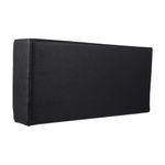 HEALLILY Massage Bolster Pillow Cushion for Massage Tables Leather Square Pillow Cushion Beauty Salon SPA Head Rest Cushion Black