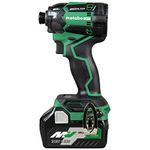 Metabo HPT 36V MultiVolt™ Cordless Triple Hammer Bolt Impact Driver Kit | 1/4-Inch Keyless | 5 Speed Modes | 3 LED Lights | Up to 1,903 in-lbs of Torque | IP56 Rated | Lifetime Tool Warranty | WH36DC