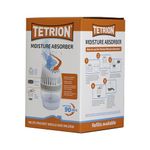 Tetrion Moisture Absorber, 630 g - Prevents Condensation, Controls Moisture, Improves Air Quality - Advanced 360° Airflow, 20m² Coverage - Versatile and Easy-to-Use Solution