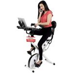 Fitdesk 3.0 Desk Exercise Bike - White, Medium