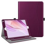 FINTIE Case Compatible with iPad 6th /5th Generation/iPad Air 2 / iPad Air 1, 9.7- inch Corner Protection Multi-Angle Viewing Folio Cover w/Pocket, Auto Wake/Sleep, Purple