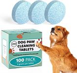 [100 Pack] XL Dog Paw Cleaning 4gr Fizz Tablets - Itchy Paws Dog Relief w/ Tea Tree Oil - Paw Soak for Anti Licking for Dogs Paws - Deep Cleaning Dog Paw Licking Prevention Formula - Dog Spa Treatment