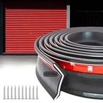 Universal Garage Door Seal 6m, Multipurpose Garage Door Rubber Seal Strip,Garage Door Bottom Weather Stripping Strip with Nails,Keeping Garage Clean