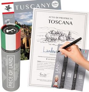 happylandgifts® Piece of Tuscany (Italy) | Gift Box with Certificate | Italian Gift Ideas