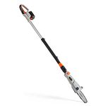 VonHaus Cordless Pole Chainsaw 40V – Electric Chainsaw with Battery, Charger and Harness – Telescopic Tree Cutter – Handheld, Portable, Foam Grip, Adjustable Length, Rotary Cutting, Robust Chain