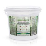 Multi-Mite 2kg Bucket Feed Grade Diatomaceous Earth - Red Mite, Fleas & All Animal Lice Control Powder - 100% Natural Insect Killer Pest Mite Treatment