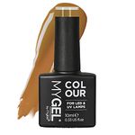 Mylee Gel Nail Polish 10ml [Toffee Apple] UV/LED Soak-Off Nail Art Manicure Pedicure for Professional, Salon & Home Use [Autumn/Winter Range] - Long Lasting & Easy to Apply