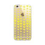 OTM Essentials Centon Electronics Cell Phone Case for iPhone 6 - Retail Packaging - Falling Yellow Hearts