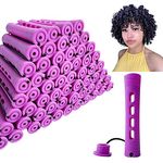 Perm Rods for Short Hair, 40 pcs Medium Size Hair Rollers for Long Short Hair Styling Tool Hair Curlers