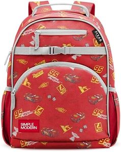 Simple Modern Large Disney Kids Backpack for School Girls and Boys | Elementary Backpack for Teen | Fletcher Collection | Kids - 16" tall | Cars Lightning Speed