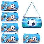 Asera 6 Pcs Duffle Bag for Kids/Boys/Girls | Whimsical and Sturdy Bag | Best for Travel and Play | Return Gifts Birthday Party for Kids (Football)