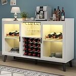 Loomie Wine Bar Cabinet with LED Li