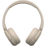 Sony WH-CH520 Best Wireless Bluetooth On-Ear Headphones with Microphone for Calls and Voice Control, Up to 50 Hours Battery Life with Quick Charge Function, Includes USB-C Charging Cable - Beige