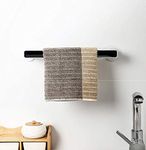 ZURATO Self Adhesive Wall Mount Towel Holder/Towel Stand/Multi-Function Towel Rack for Kitchen Bathroom Toilet,Under Cabinet,Garage,Laundry,Pantry 10.41 * 2.5 * 1.18 Inches(Small-25Cm) Abs Plastic