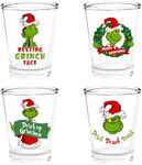 Funny Grinchs Shot Glasses, Novelty