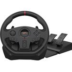 PXN V900 PC Gaming Racing Steering Wheel, Universal Usb Car Sim 270/900 degree Race Steering Wheel with Pedals for PS3, PS4, Xbox One, Nintendo Switch