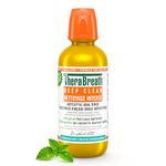 TheraBreath Deep Clean Antiseptic Mouthwash | Kills 99.9% of Germs Causing Bad Breath, Plaque & Gingivitis for a Healthier, Cleaner Mouth | Alcohol-Free & Dye-Free | Fresh Mint | 473mL​​