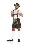 Fun Shack Lederhosen Men, Bavarian Costume men, Oktoberfest Outfit Mens, Oktoberfest Costume Men, Mens Lederhosen Costume Medium