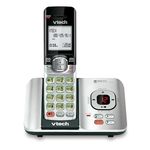 VTech CS6529 DECT 6.0 Phone Answering System with Caller ID/Call Waiting, 1 Cordless Handset, Silver/Black